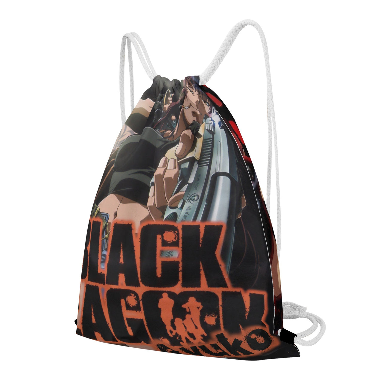 Black Lagoon Drawstring Bag