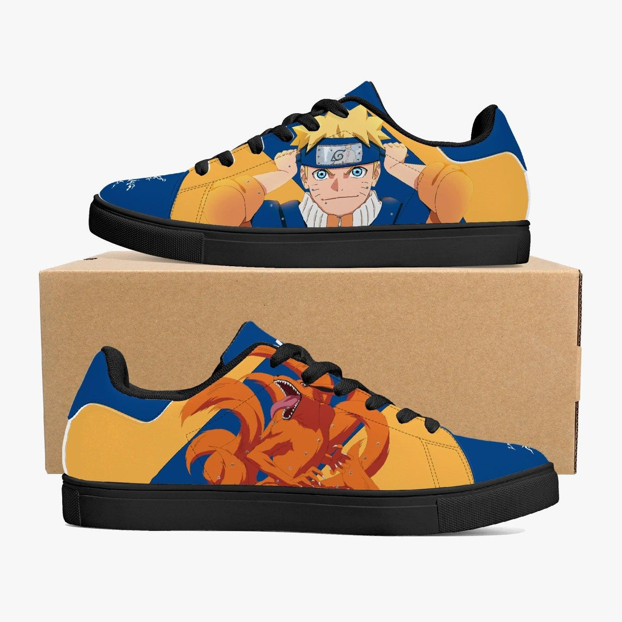 Naruto Shippuden Naruto Uzumaki Skate Anime Shoes _ Naruto _ Ayuko