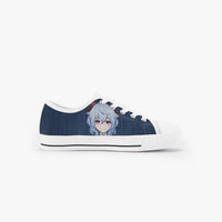 Thumbnail for Genshin Impact Ganyu Kids A-Star Low Anime Shoes _ Genshin Impact _ Ayuko