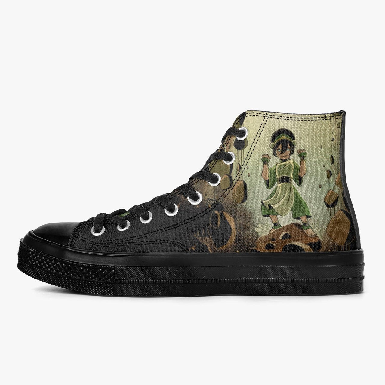 Avatar The Last Airbender Toph Beifong A-Star High Anime Shoes _ Avatar The Last Airbender _ Ayuko