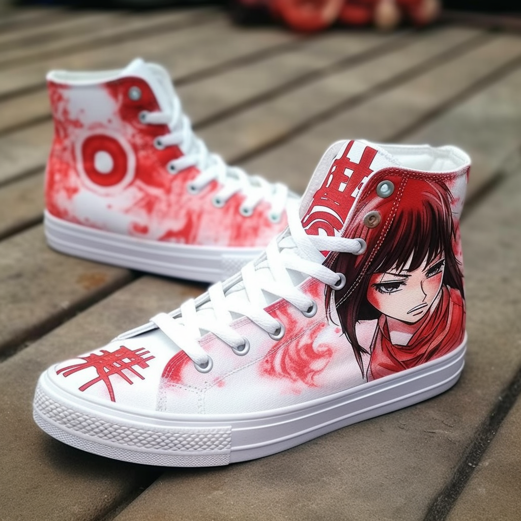 A Closer Look at Hand-Painted Anime Shoes