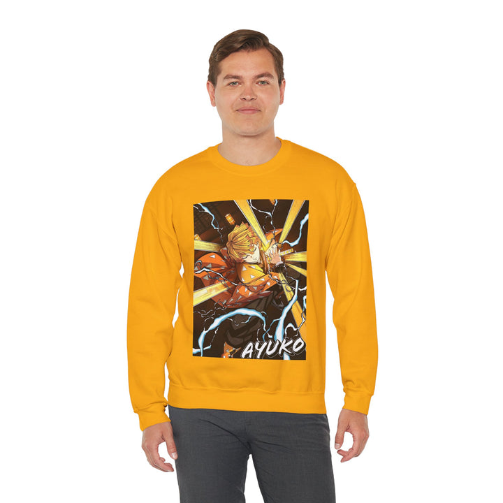 Zenitsu Breath of Thunder Ayuko Anime Sweatshirt