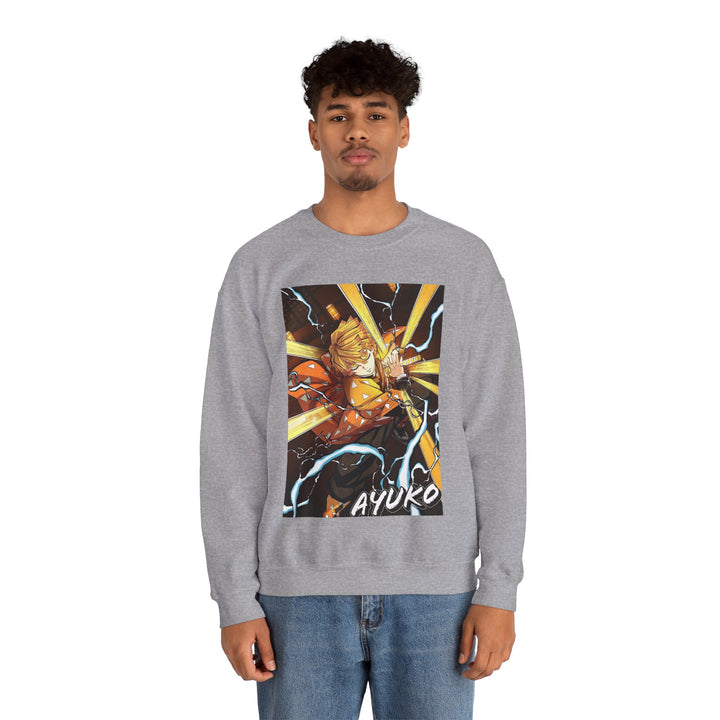 Zenitsu Breath of Thunder Ayuko Anime Sweatshirt