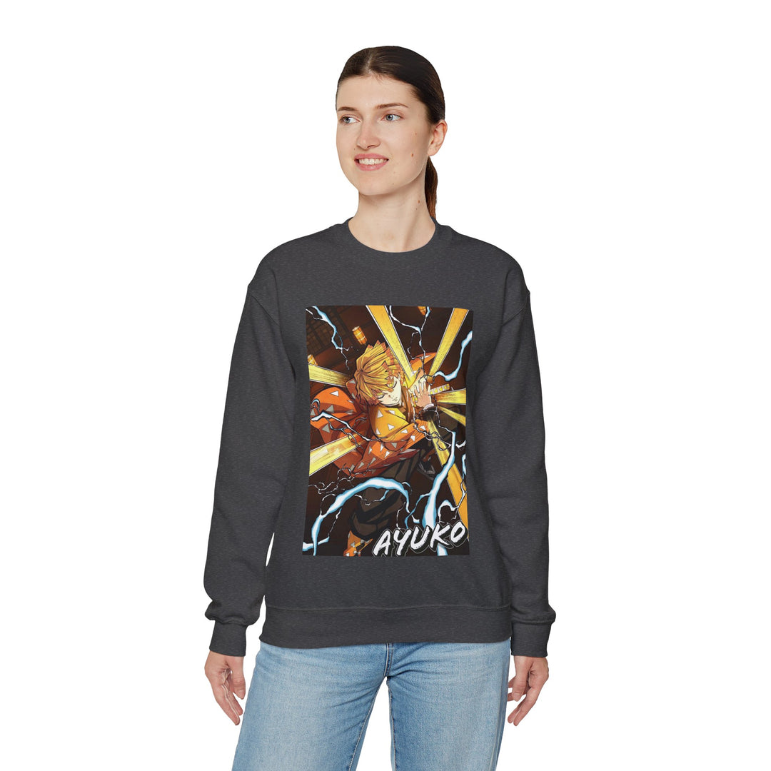 Zenitsu Breath of Thunder Ayuko Anime Sweatshirt