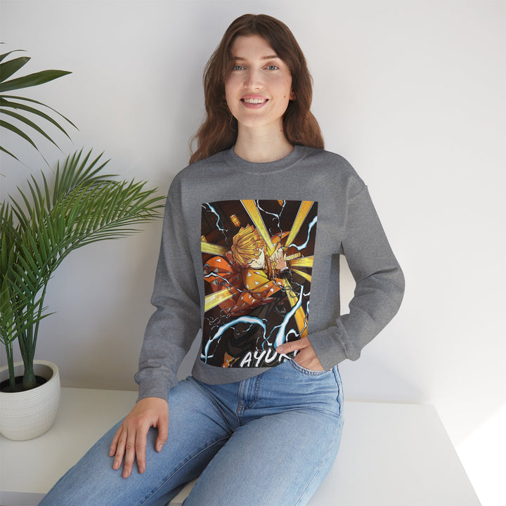 Zenitsu Breath of Thunder Ayuko Anime Sweatshirt