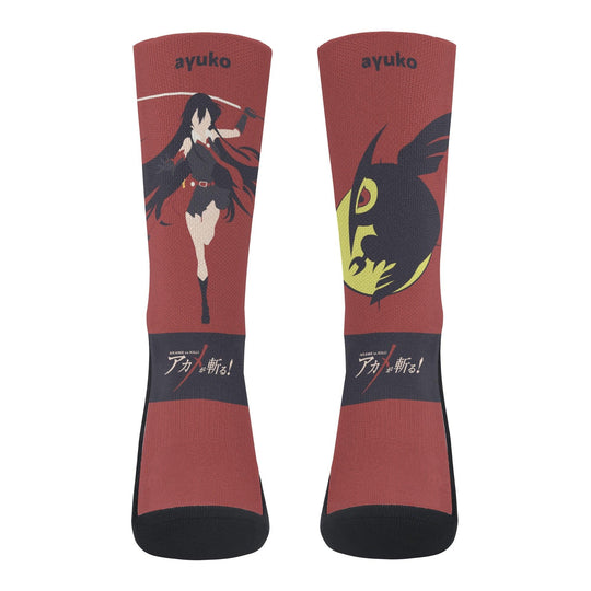 Akame Ga Kill Akame Anime Socks _ Akame Ga Kill _ Ayuko