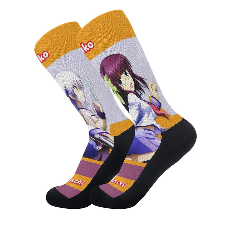 Angel Beats Angel And Yuri Anime Socks _ Angel Beats _ Ayuko