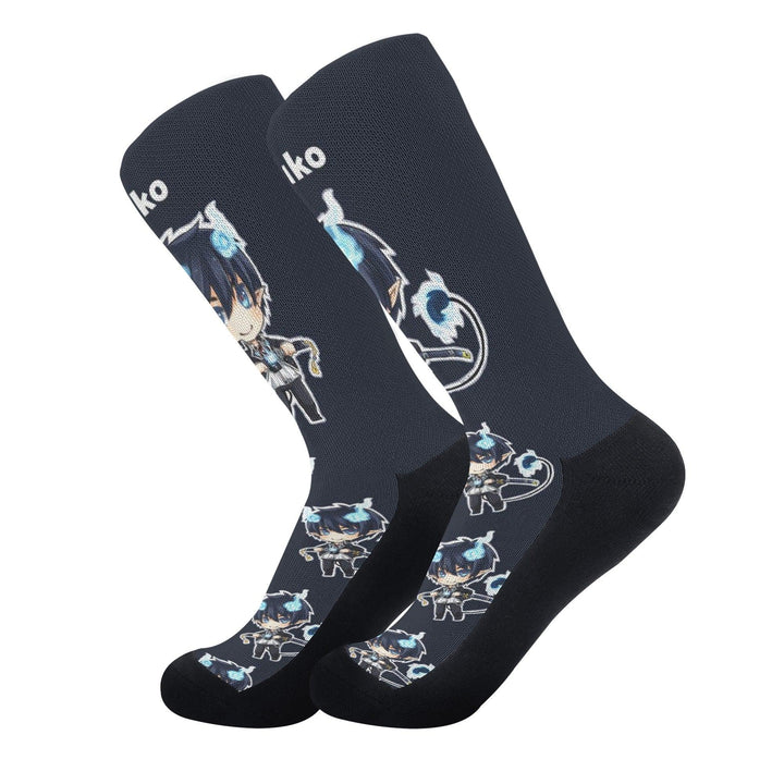 Ao No Exorcist Rin Anime Socks _ AO No Exorcist _ Ayuko