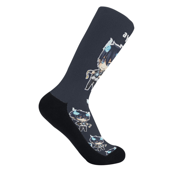 Ao No Exorcist Rin Anime Socks _ AO No Exorcist _ Ayuko