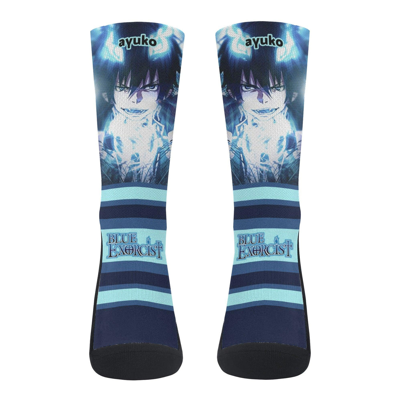 Ao No Exorcist Rin Okumura Anime Socks _ AO No Exorcist _ Ayuko