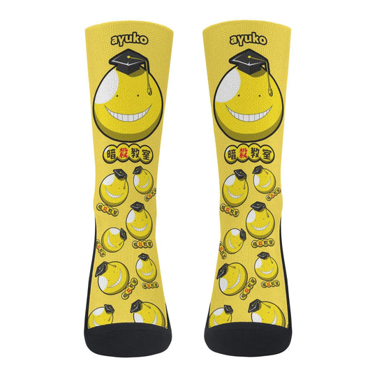 Assassination Classroom Koro Sensei Anime Socks _ Assassination Classroom _ Ayuko