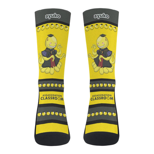 Assassination Classroom Koro Sensei Cute Anime Socks _ Assassination Classroom _ Ayuko