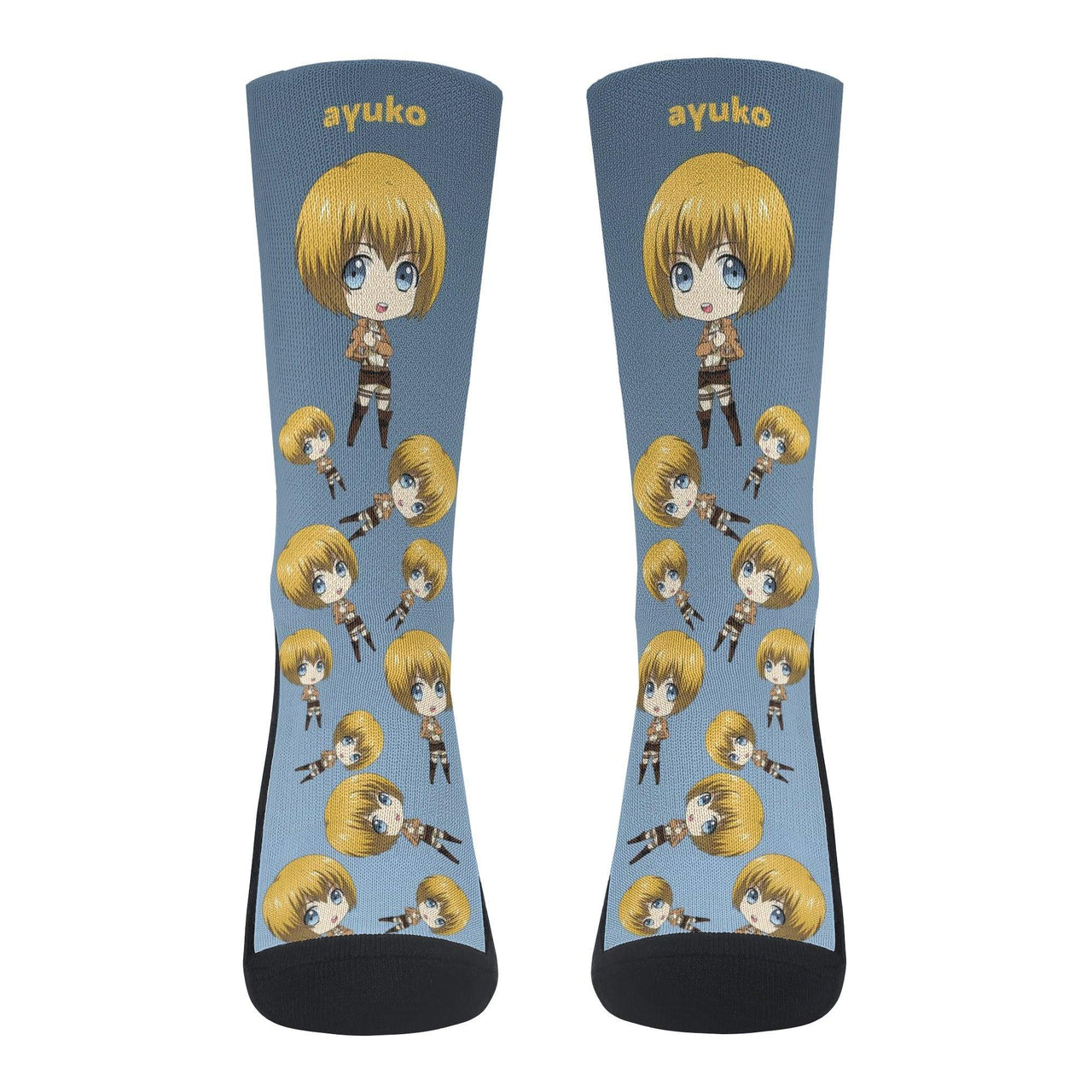 Attack On Titan Armin Arlert Anime Socks _ Attack On Titan _ Ayuko