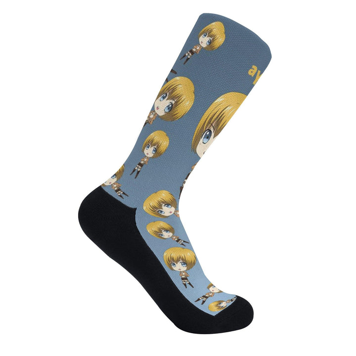 Attack On Titan Armin Arlert Anime Socks _ Attack On Titan _ Ayuko