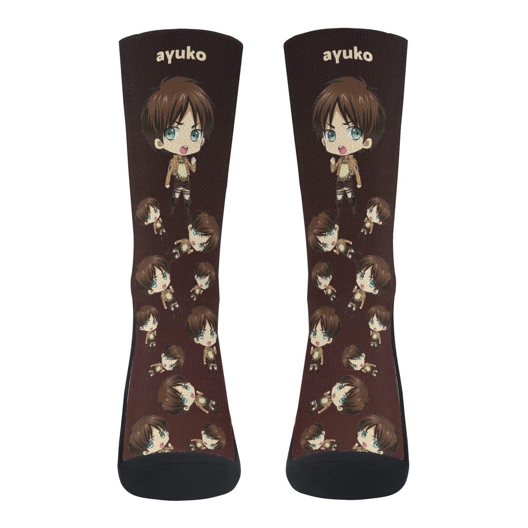 Attack On Titan Eren Yeager Socks _ Attack On Titan _ Ayuko