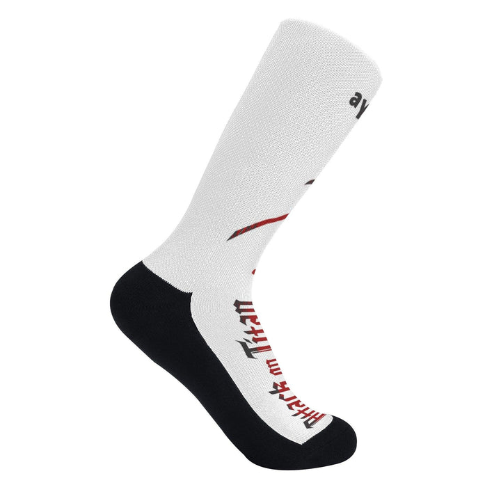 Attack On Titan Levi Ackerman Silhouette Anime Socks _ Attack On Titan _ Ayuko