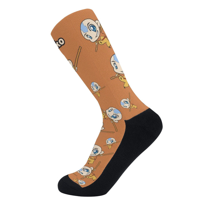 Avatar Aang Anime Socks _ Avatar The Last Airbender _ Ayuko