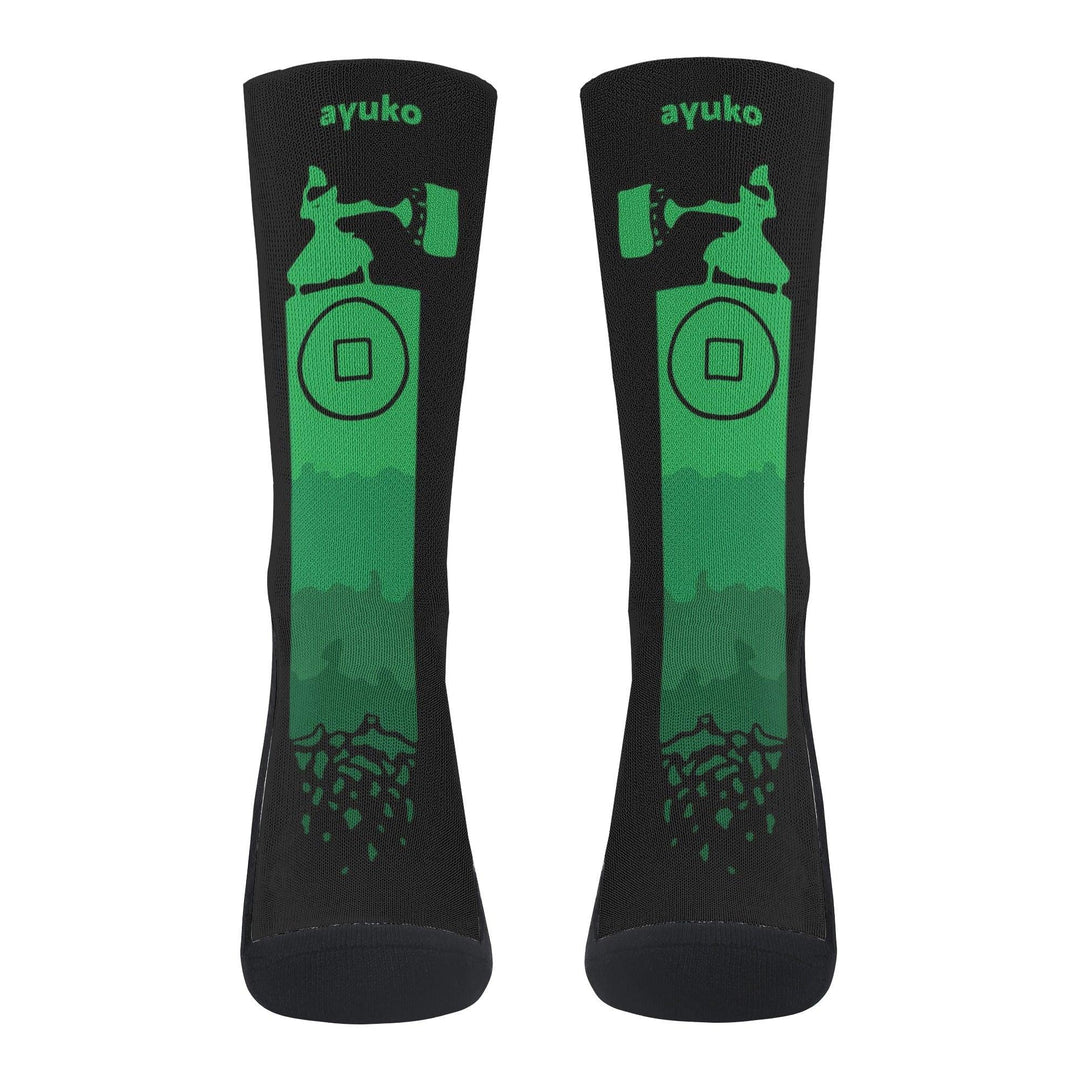 Avatar Earth Nation Anime Socks _ Avatar The Last Airbender _ Ayuko