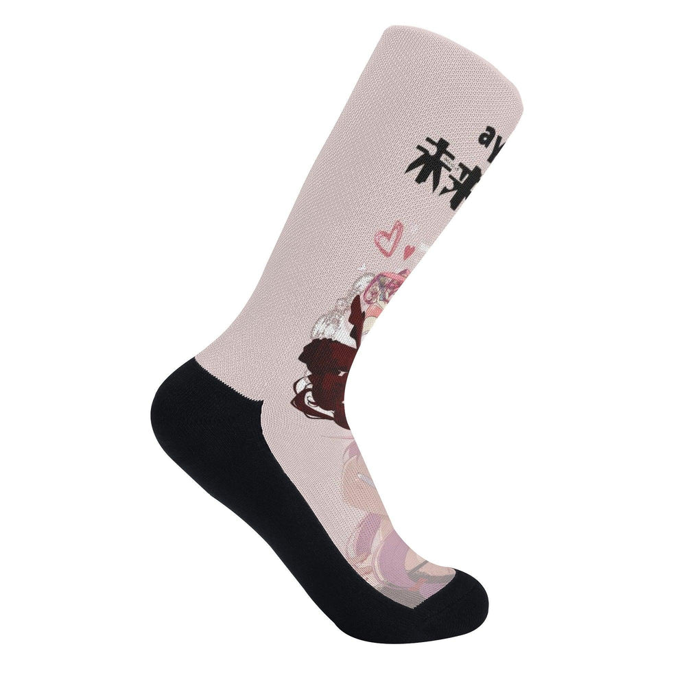 Mirai Nikki Yuno Gasai Anime Socks _ popcustoms _ Ayuko