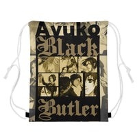 Thumbnail for Black Butler Drawstring Bag