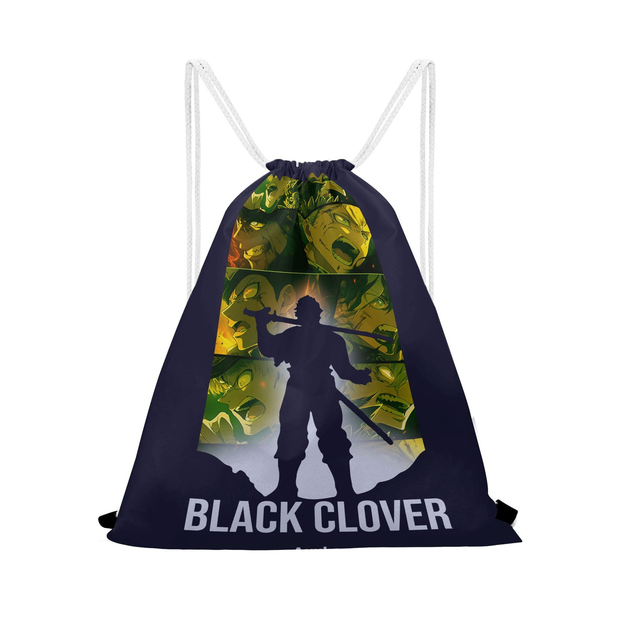 Black Clover Drawstring Bag