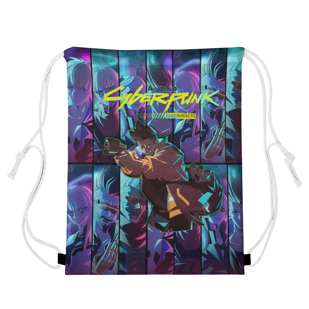 Cyberpunk Edgerunners Drawstring Bag