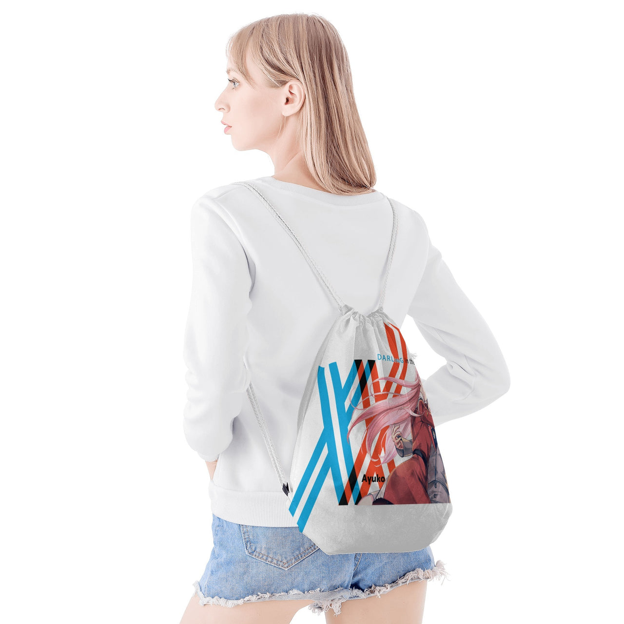 Borsa con coulisse Darling in the Franxx anime