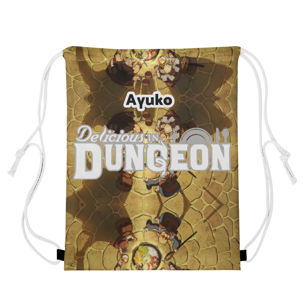 Dungeon Meshi Anime Drawstring Bag