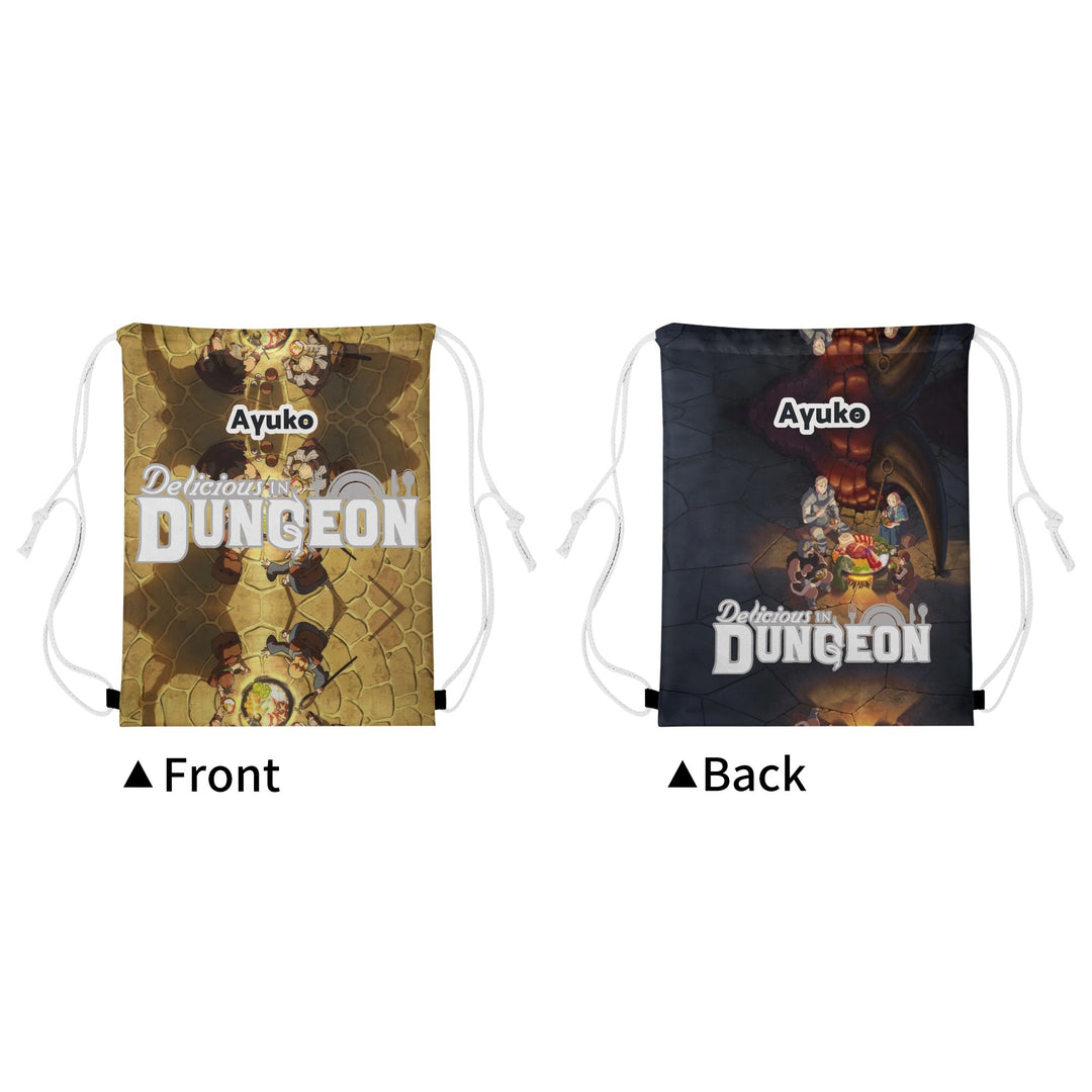 Dungeon Meshi Anime Drawstring Bag