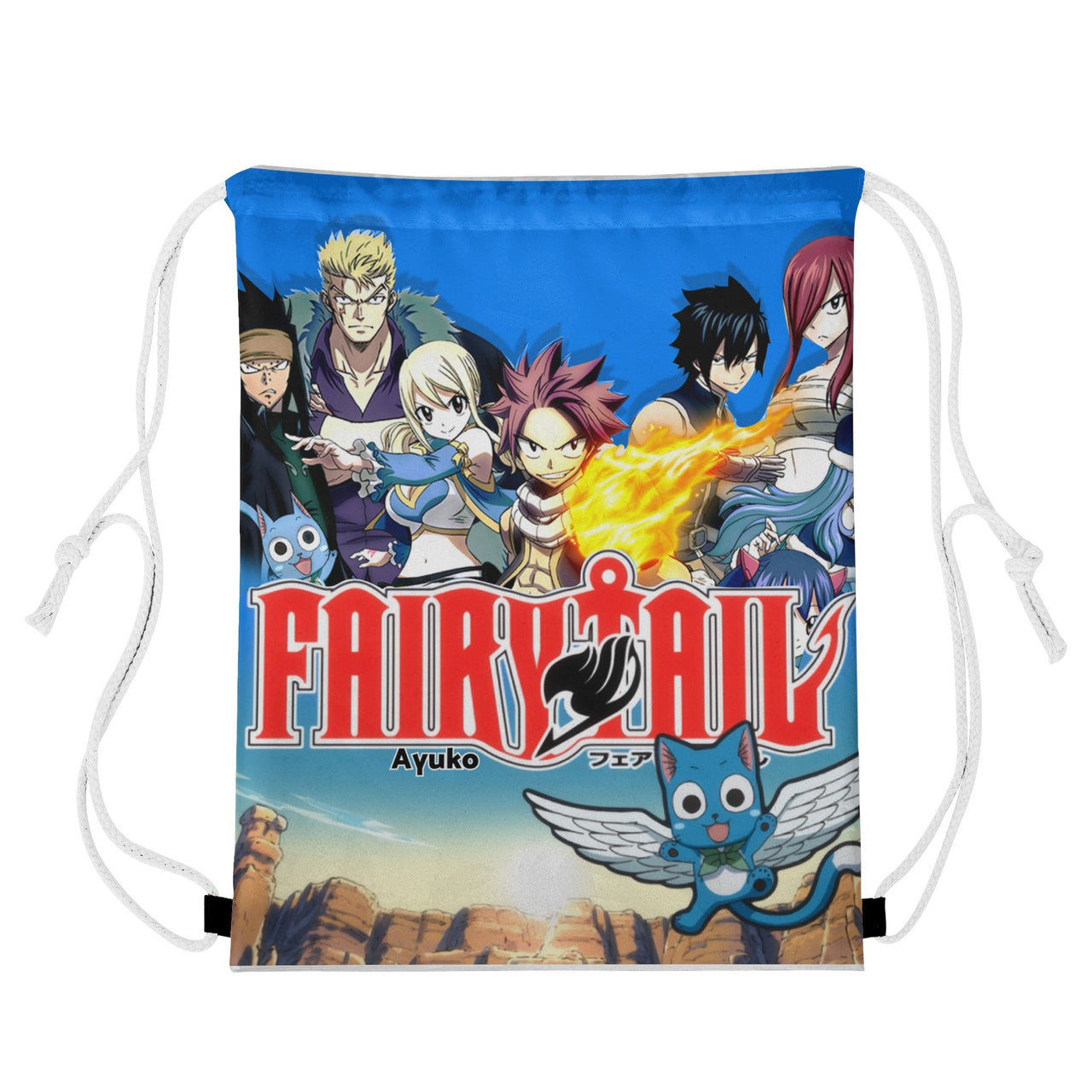 Fairy Tail Anime Drawstring Bag