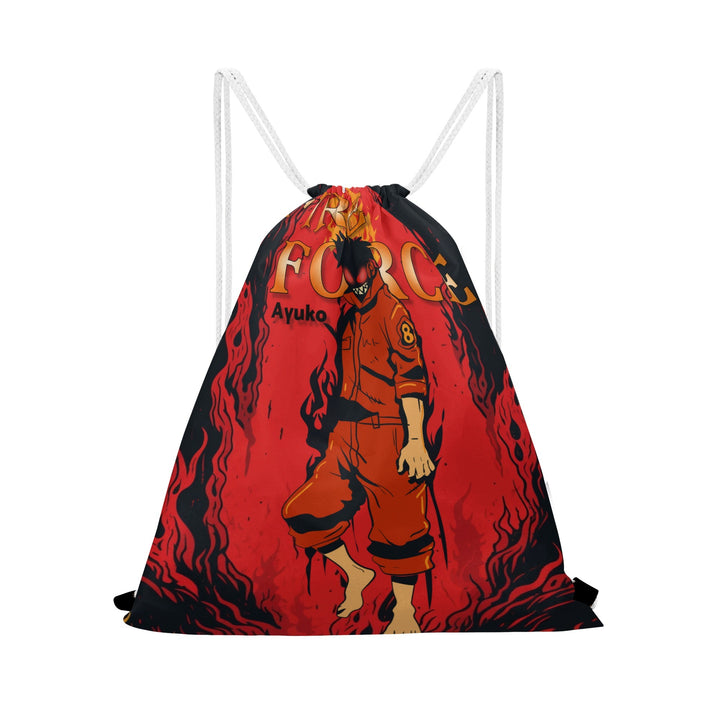 Fire Force Anime Drawstring Bag