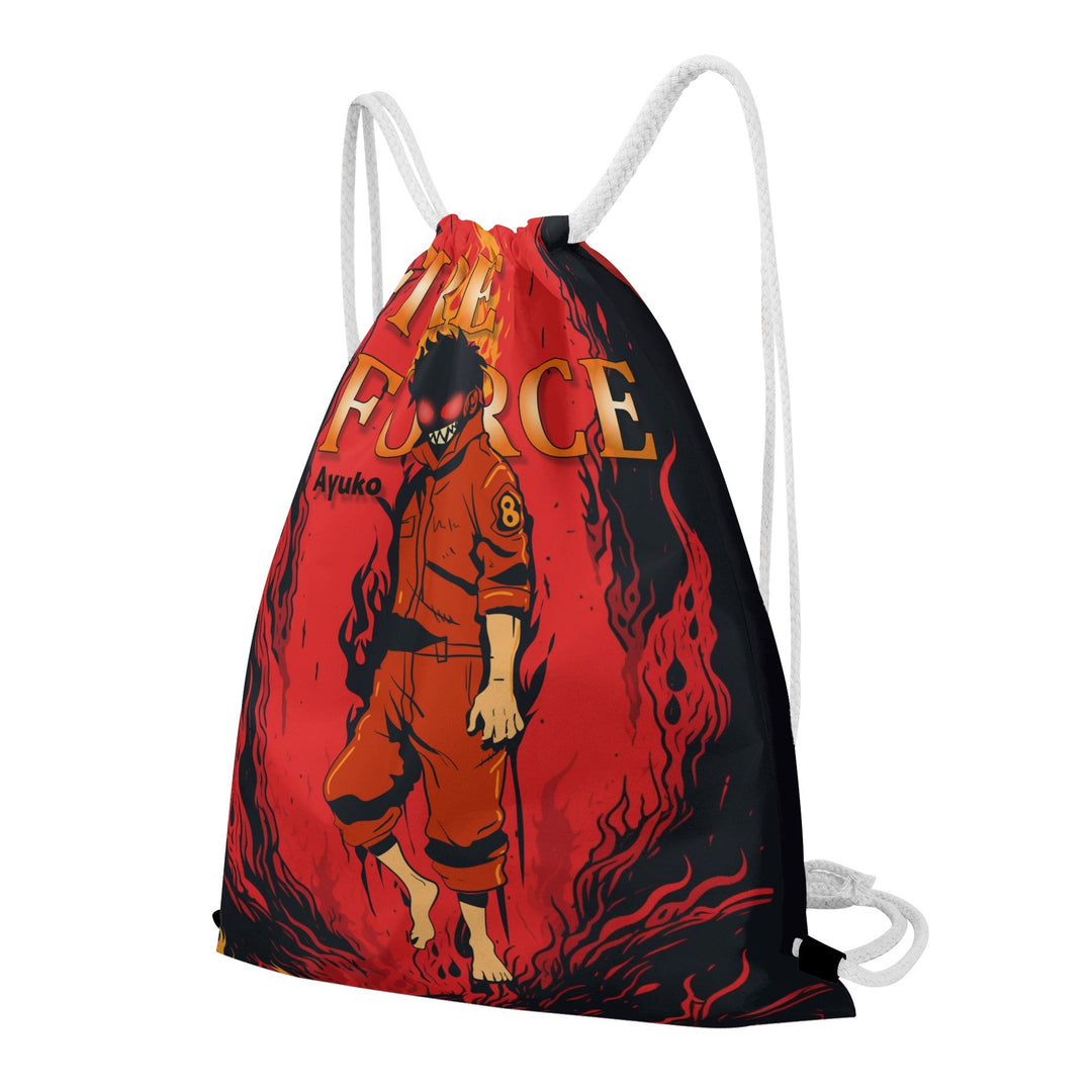 Fire Force Anime Drawstring Bag