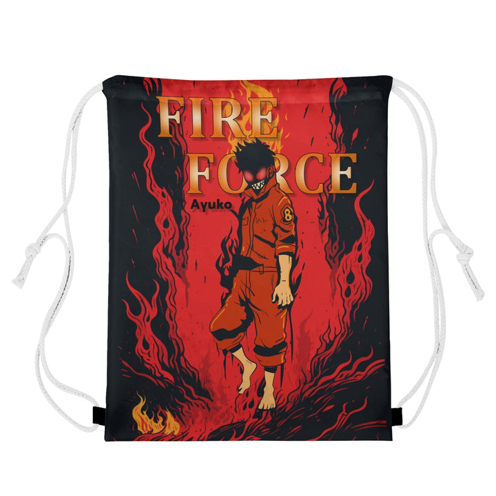 Fire Force Anime Drawstring Bag