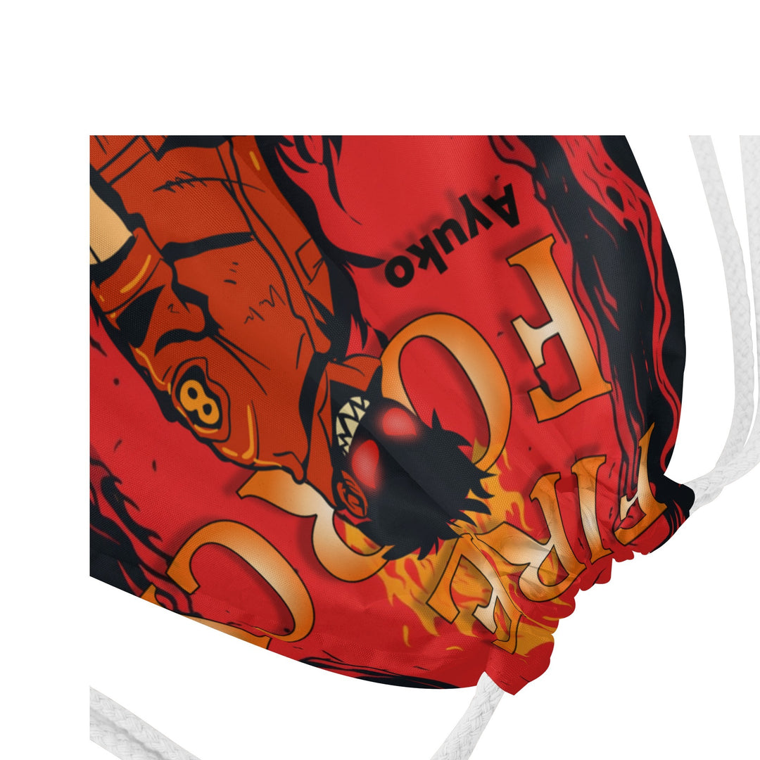 Fire Force Anime Drawstring Bag