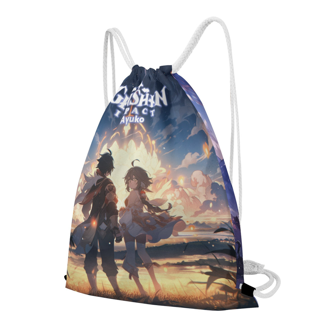 Borsa con coulisse Genshin Impact Anime