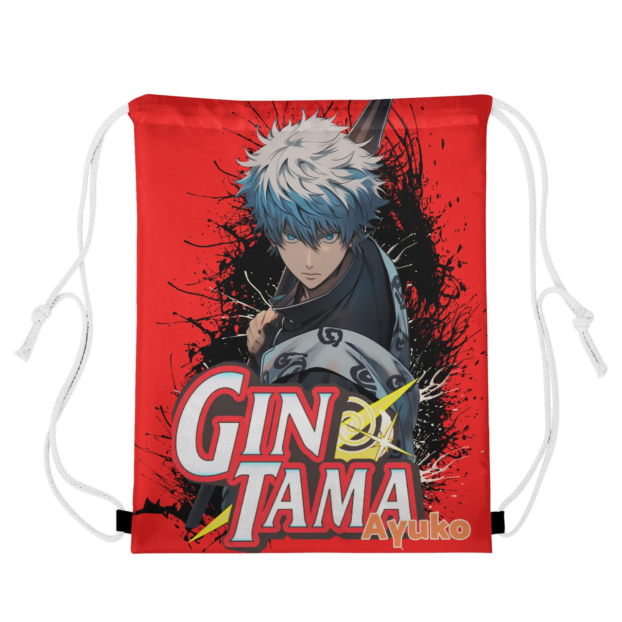 Gintama Anime Drawstring Bag