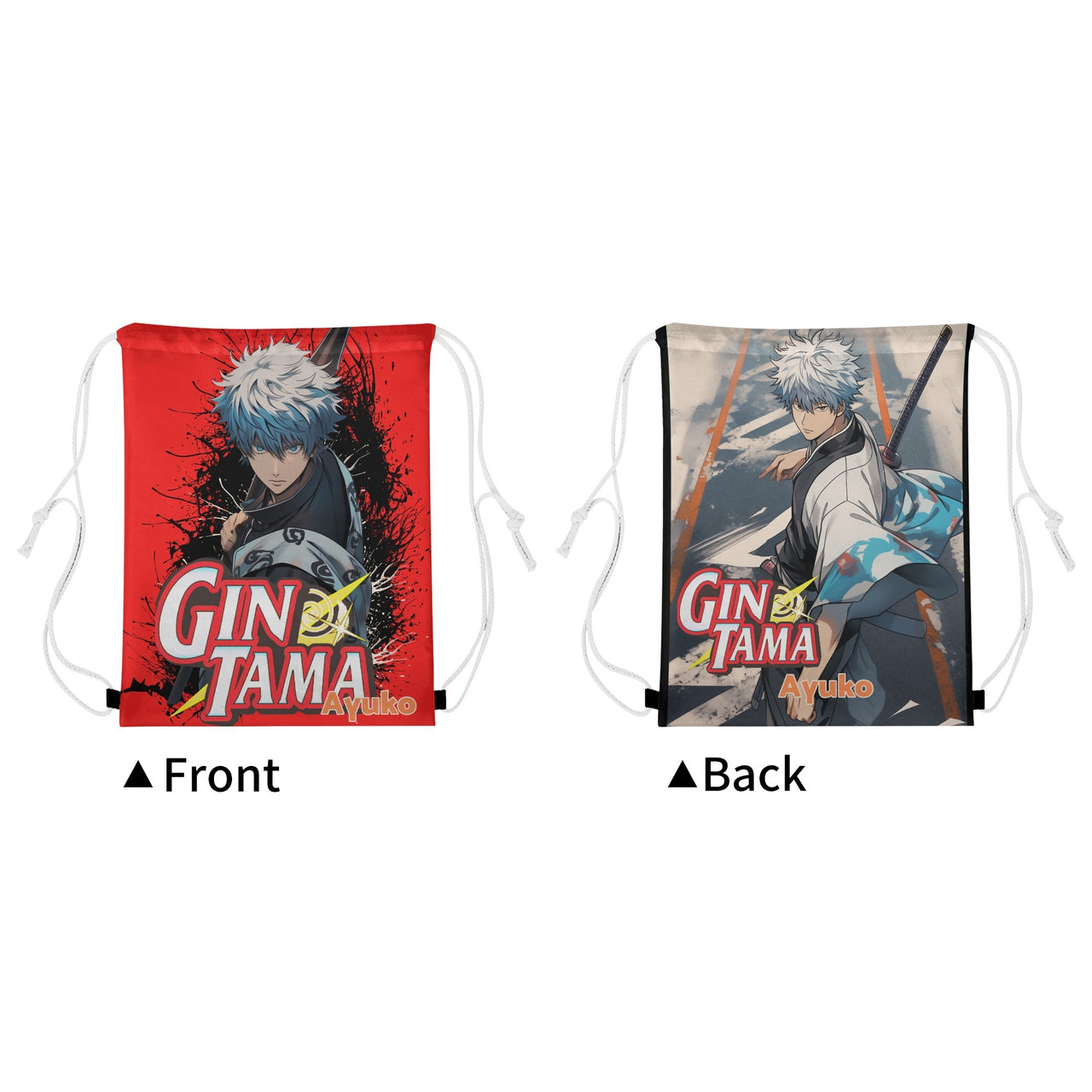 Gintama Anime Drawstring Bag