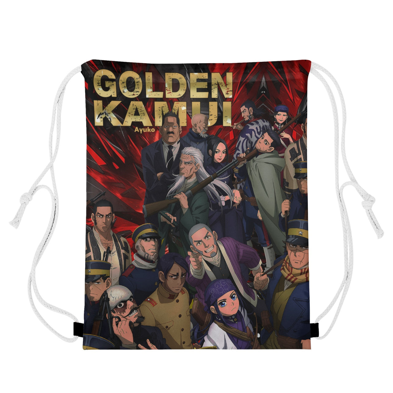 Golden Kamuy Anime Drawstring Bag