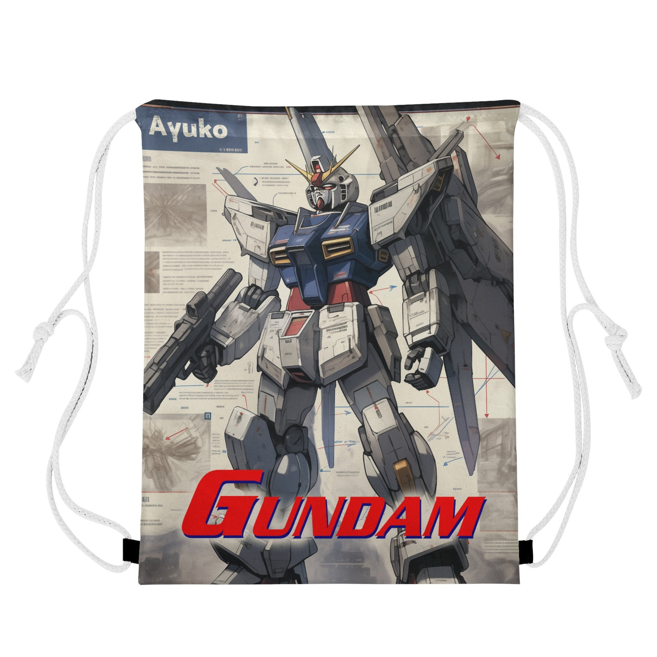 Gundam Anime Kordelzugtasche