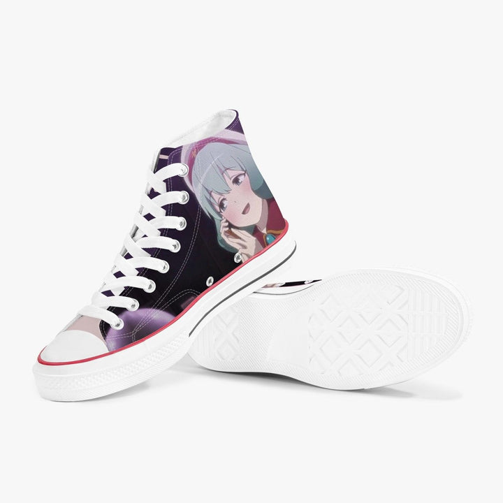 The Devil Is a Part-Timer! Emeralda Etuva A-Star High White Anime Shoes _ The Devil Is a Part-Timer! _ Ayuko