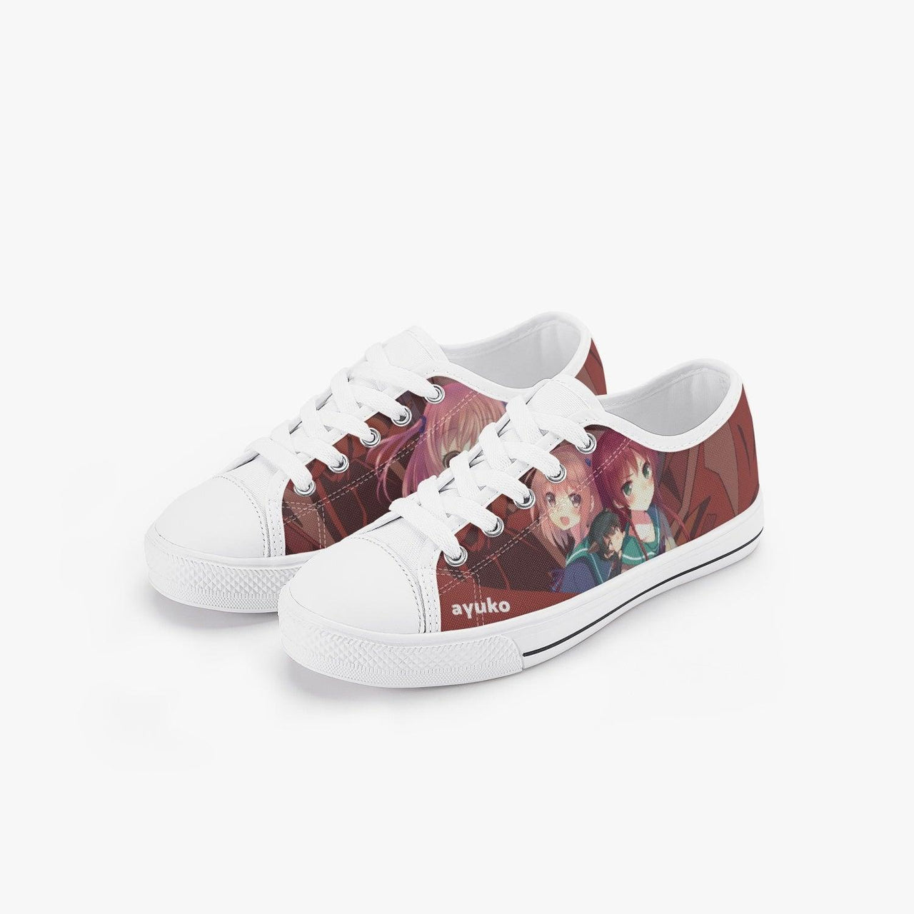 The Devil Is a Part-Timer! Chiho Sasaki Kids A-Star Low Anime Shoes _ The Devil Is a Part-Timer! _ Ayuko