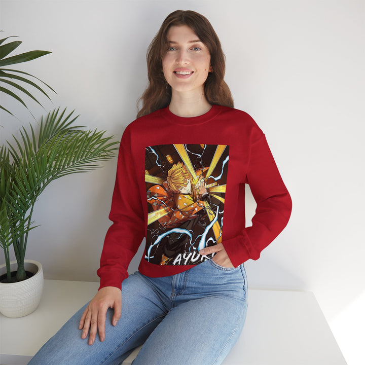 Zenitsu Breath of Thunder Ayuko Anime Sweatshirt