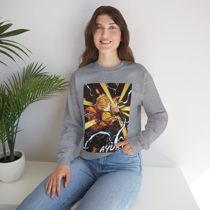 Zenitsu Breath of Thunder Ayuko Anime Sweatshirt