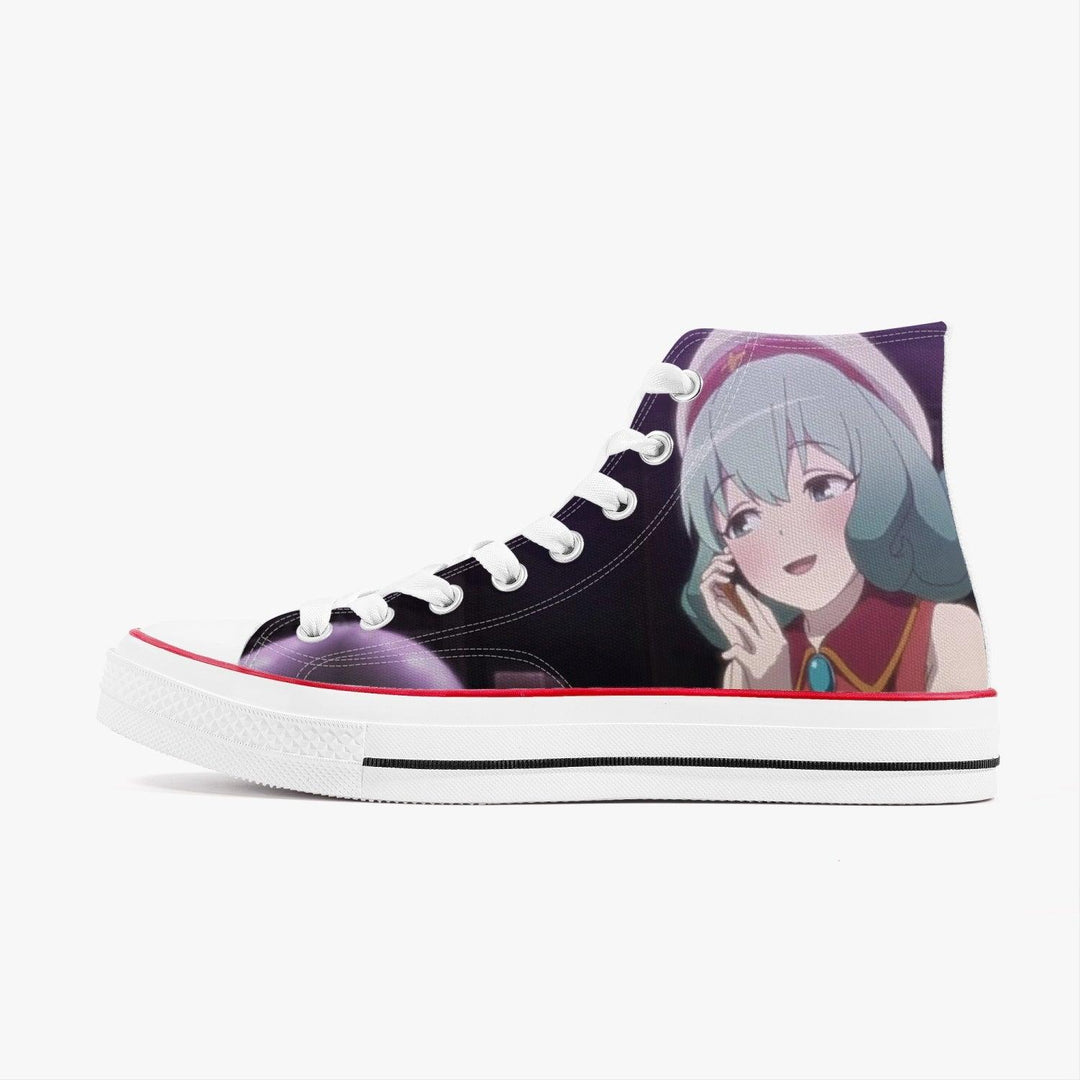 The Devil Is a Part-Timer! Emeralda Etuva A-Star High White Anime Shoes _ The Devil Is a Part-Timer! _ Ayuko