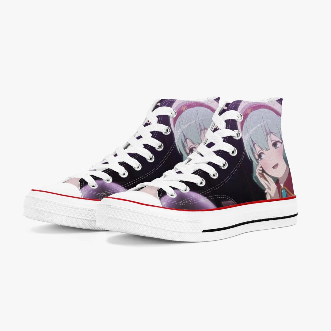 The Devil Is a Part-Timer! Emeralda Etuva A-Star High White Anime Shoes _ The Devil Is a Part-Timer! _ Ayuko