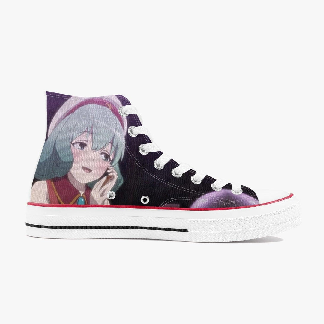 The Devil Is a Part-Timer! Emeralda Etuva A-Star High White Anime Shoes _ The Devil Is a Part-Timer! _ Ayuko