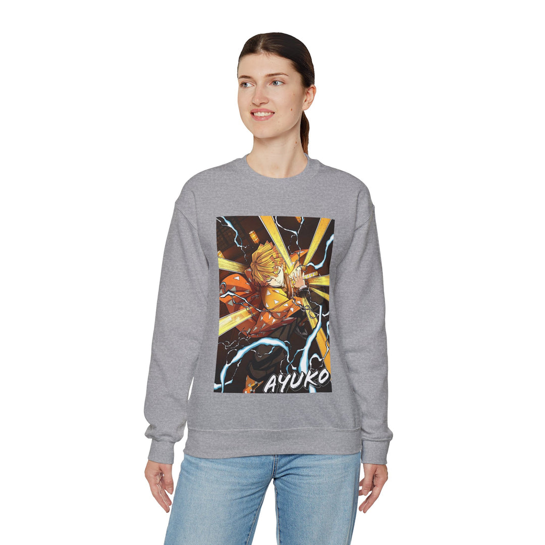 Zenitsu Breath of Thunder Ayuko Anime Sweatshirt