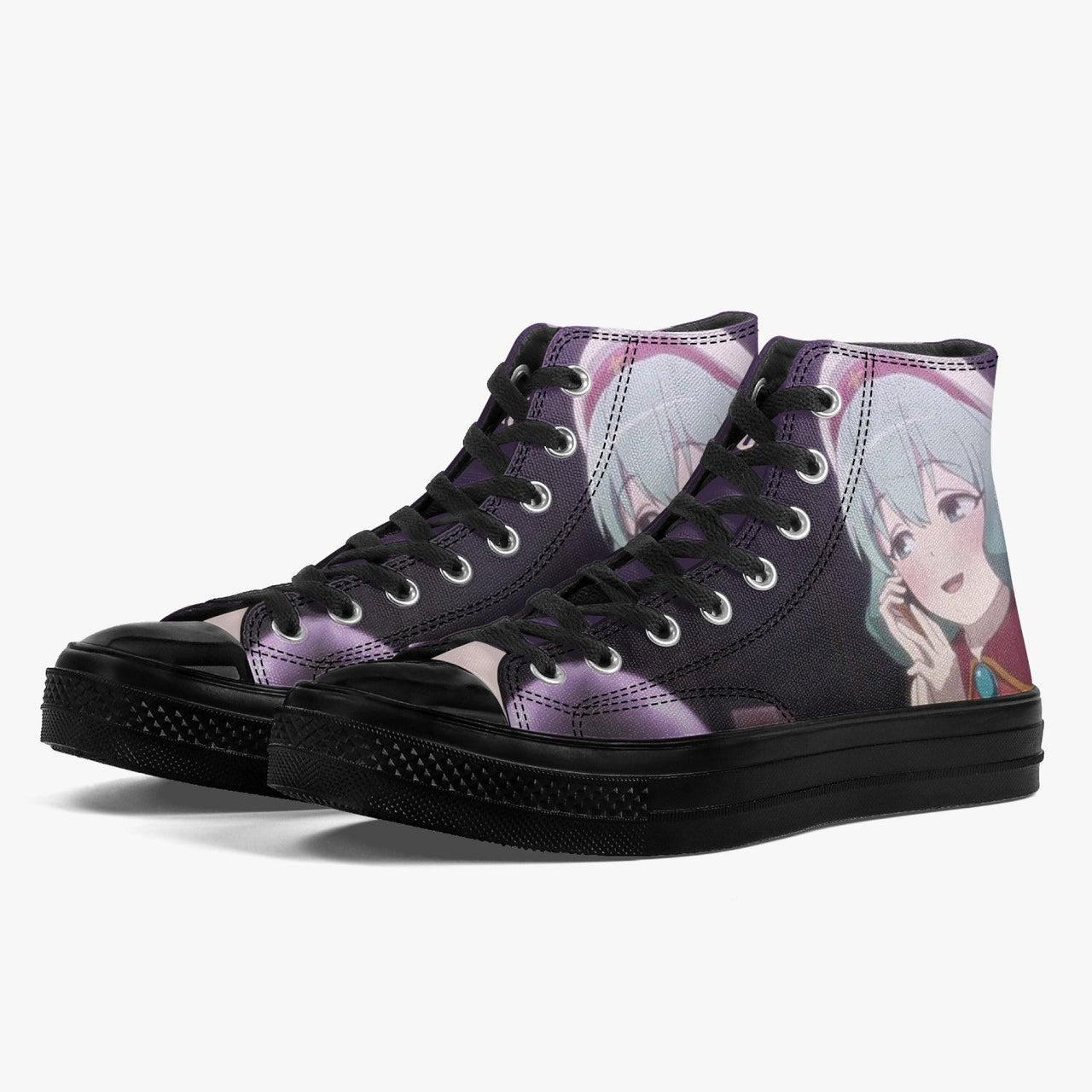 The Devil Is a Part-Timer! Emeralda Etuva A-Star High Anime Shoes _ The Devil Is a Part-Timer! _ Ayuko