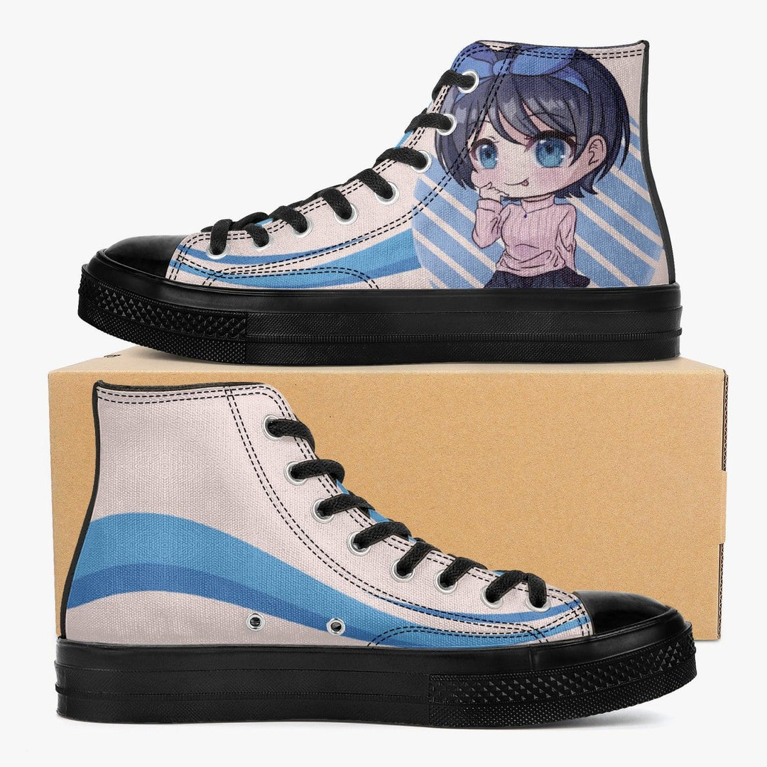 Rent A Girlfriend Ruka Sarashina A-Star High Anime Shoes _ Rent A Girlfriend _ Ayuko