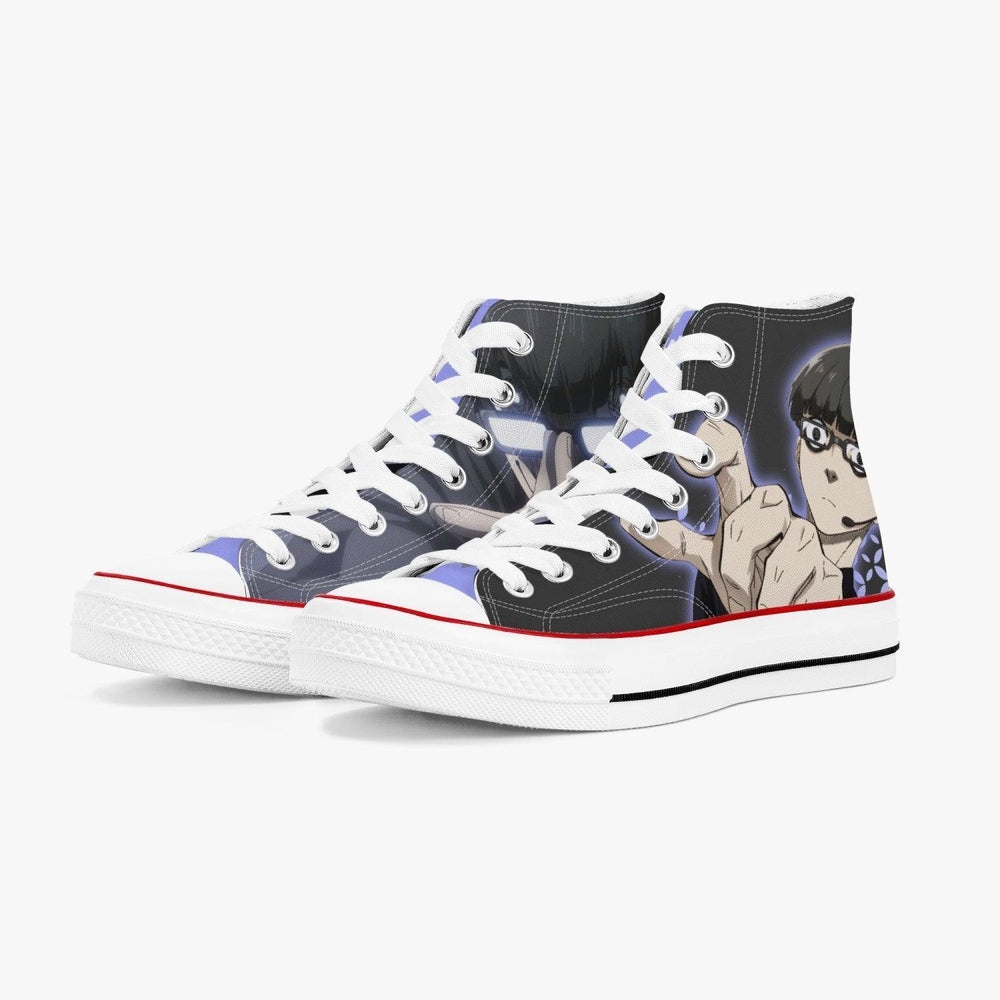 Blue Lock Jinpachi Ego A-Star High White Anime Shoes _ Blue Lock _ Ayuko